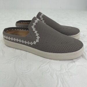 Earth Origins Zilly Mules Womens Size 9 Dusty Granite Slip-On Comfort Shoes